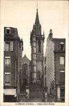 CPA Morlaix L Eglise Saint Melaine