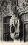 CPA Morlaix Saint Melaine Benitier du Porche et Statue de N D de Bon Secours