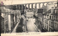 CPA Morlaix La rue d Aiguillon