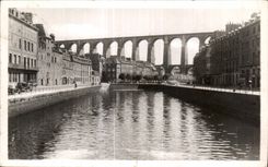 CPA Morlaix Le Viaduc et le quais