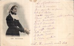 CPA Morlaisienne Folklore Costume