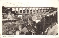 CPA Morlaix Vue generale sur le Viaduc