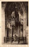 CPA Morlaix Eglise Sainte Melaine Le Baptistere