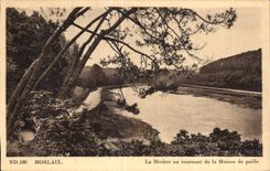 CPA Morlaix La Riviere du tournant de la Maison de paille
