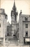 CPA Morlaix Le clochez de l eglise Saint Melaine