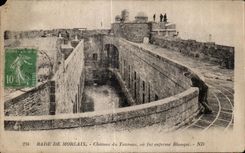 CPA Rade de Morlaix Chateau du Taureau ou fut enferme Blanqui