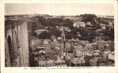 CPA Morlaix Vue prise de la Roche vers Saint Medelaine