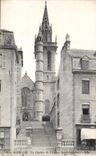 CPA Morlaix Le Clocher de l Eglise Saint Melaine