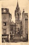 CPA Morlaix L Eglise St Melaine