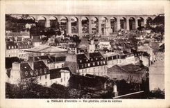 CPA Morlaix Vue generale prise du Chateau