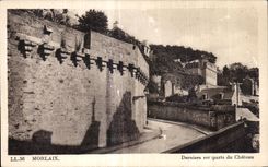 CPA Morlaix Derniers remparts du Chateau