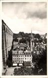 CPA Morlaix Le viaduc et l Eglise Saint Melaine