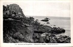 CPA Environs de Plougastel Etude de Rochers