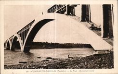 CPA Plougasnou Le Pont Derniers travaux