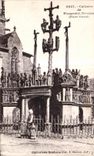 CPA Plougastel Daoulas Calvaire Femme et enfants
