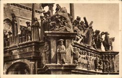 CPA Plougasnou Le Calvaire detail