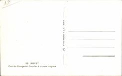 CPA Brest Pont de Plougasnou a travers les pins