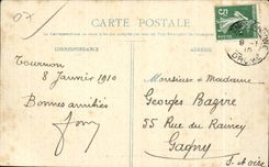 CPA Tournon on the Rhone Old Castle of Rohan Soubise