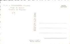 CPA Plougasnou Plage du Guerzif Chapeau de Naoleon