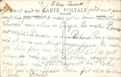 CPA Plougasnou Oratoire de N D de Lorette Les Jeunes fille y deposent des cheveux pour se marier dans l annee Folklore