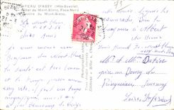 CPA Plateau Assy (Hte Savoy) Hotel of Northern Mont Blanc Face chains of Mont Blanc