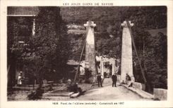 CPA the Pretty Corners Of Savoy Pont of I Damages (Entering) Construit in 1887