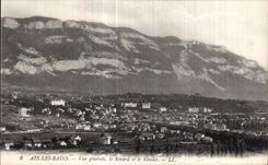 CPA Aix les Bains Vue generale le Revard et le Nivolet