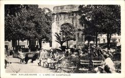 CPA Aix Les Bains L Arc De Campanus