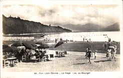 CPA Aix Les Bains La Plage Lac du Bourget