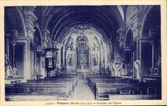 CPA Interior Valloire of I Church