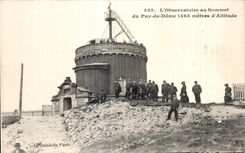 CPA Observatory at the Top of Puy de Dome 1465 Bills of quantities Altitude