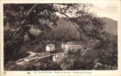 CPA St Nectary Road of Murols Valley of Couze