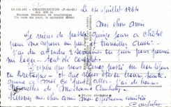 Balneario termal y turista de CPA Chatelguyon una esquina del parque el hotel esplendido