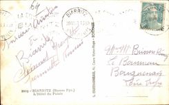 CPA Biarritz L Hotel du Palais