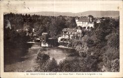 CPA Sauveterre de Bearn Le Vieux Pont de la Legende