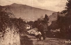 CPA the Mountain has Saint Jean Pied of Port