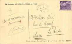 CPA the Mountain has Saint Jean Pied of Port