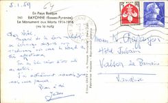 CPA Bayonne En Pays Basque Le Monument aux Morts