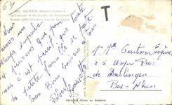 CPA Biriatou the Terrace and Gardens of the Restaurant Anhenia Bonnet with sight on Spain