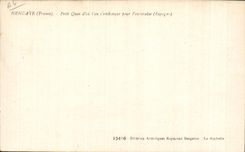 CPA Henyate Small Quay or one S embarks for Fontarabie