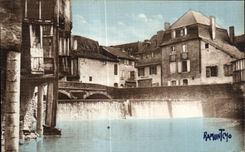 CPA Salies de Bearn Les Cascades du Saleys