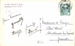 CPA Biarritz La Plage du Port