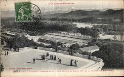 CPA Pau Nouvelle Terrace of the Royal Beach St Left Is Chain of the Pyrenees