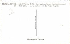 CPA Pau With the Baumont park the garden English