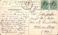 CPA Bayonne Les Grands Magasins Aux Dames de France Rue Thiers