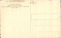 CPA Soft France the Bidarray Pays Basque the very picturesque one and old bridge in back ass on Nive