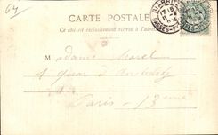 CPA Biarritz Baigneurs A la Grande Plage