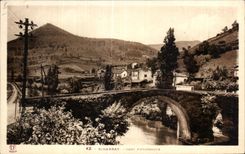 CPA Picturesque Bidarray Bridge