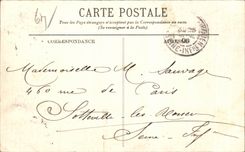 CPA Biarritz La villa Belge et l hotel Chateau des Falaise