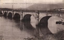 CPA Hendaye the Bridge of the Railroad